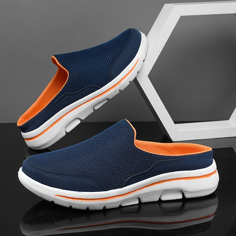 Men's Breathable Comfortable Footwear Summer Loafer Platform Slippers Casual Shoes