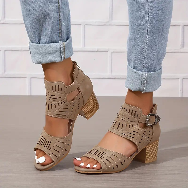 Women's Chunky Heeled Sandals