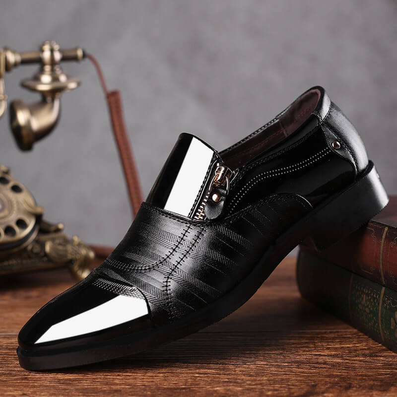 Men's Pointed Toe Leather