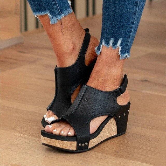 Women's wedge heels