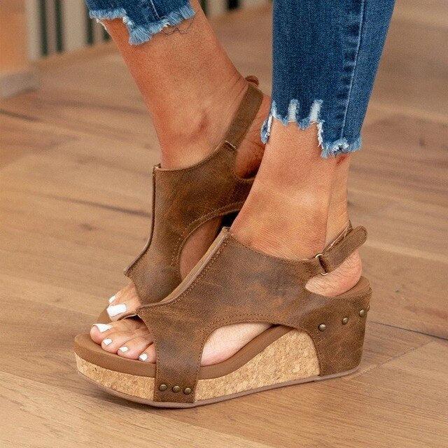 Women's wedge heels