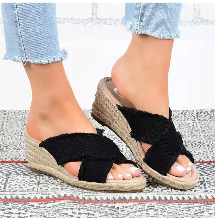 Light and airy summer sandals