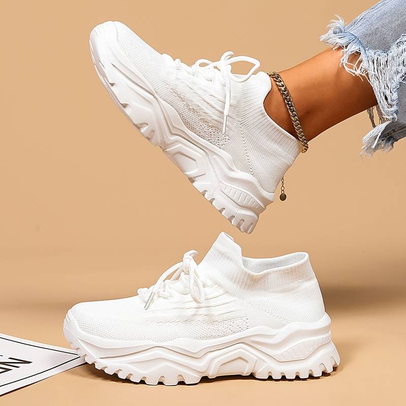 Sporty Fabric Chunky Sneakers