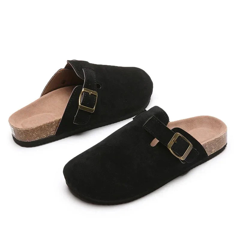 Women's Slippers Mules Modern Sandals Buckle Shoes Strap