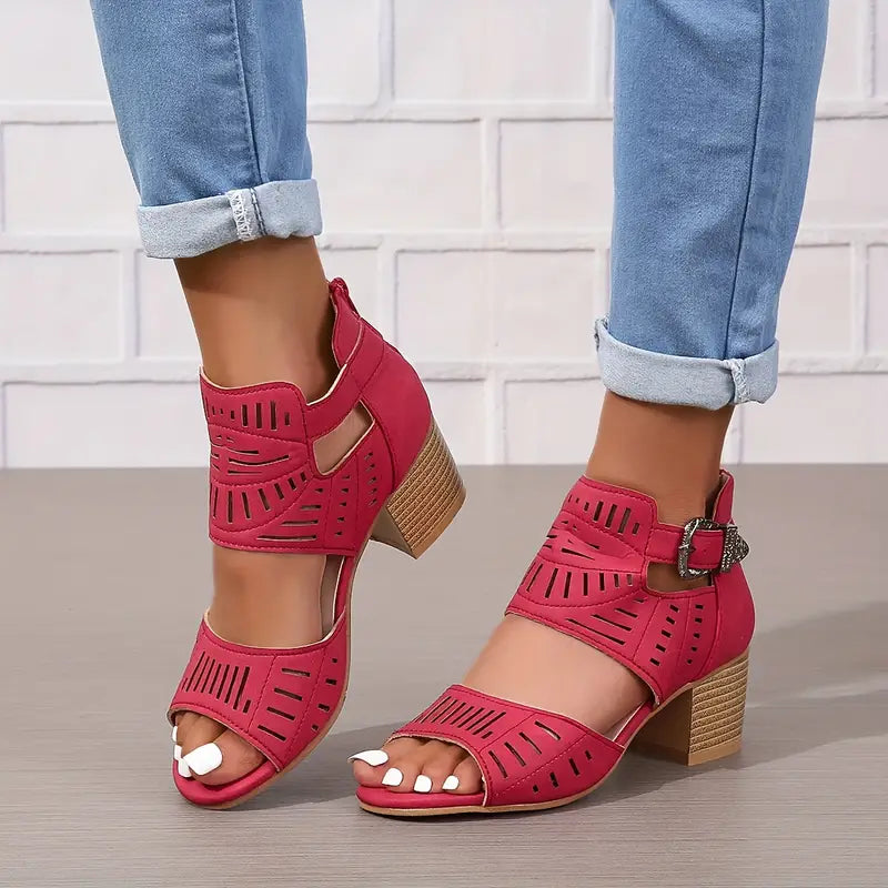 Women's Chunky Heeled Sandals