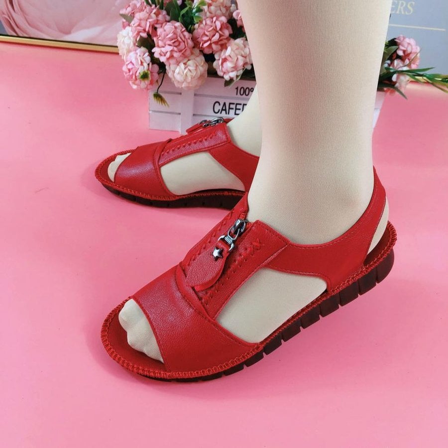 Womens Leather Orthopedic Sandals