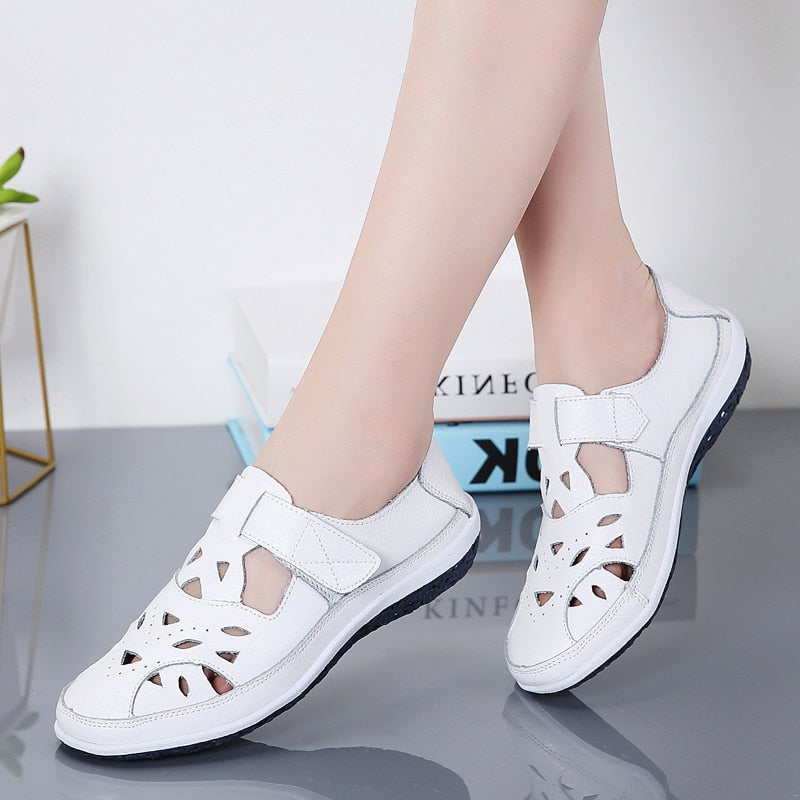 Leather Low Top Casual Shoes