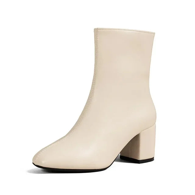 Elegant Pointed Ankle Boots for Women