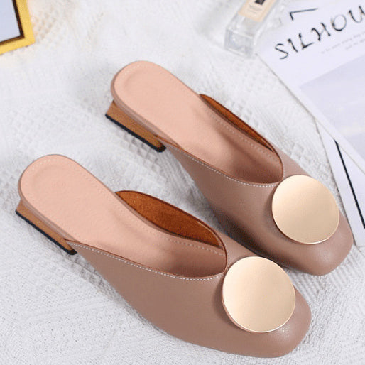 Closed Toe Shoes Flats Sandals