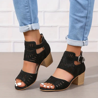 Women's Chunky Heeled Sandals