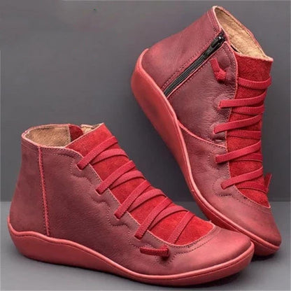 Women Shoes Fashion Leather Ankle Boots