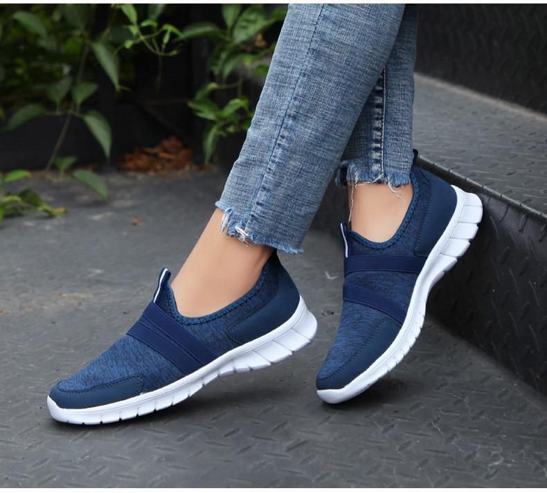 Mesh Slip On Sneakers for Women