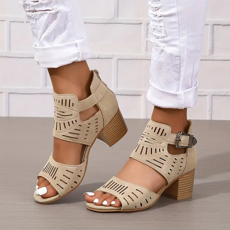 Women's Chunky Heeled Sandals