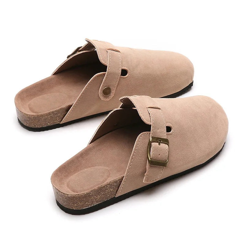 Women's Slippers Mules Modern Sandals Buckle Shoes Strap