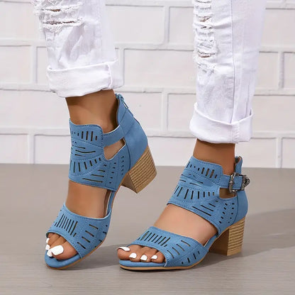 Women's Chunky Heeled Sandals