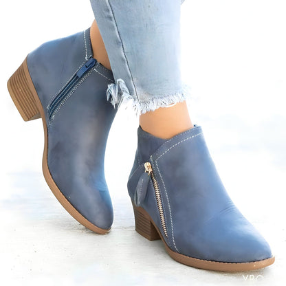 Suede Ankle Boots Women's Shoe