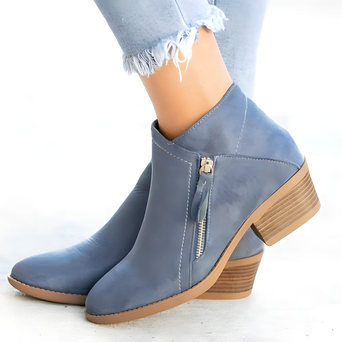 Suede Ankle Boots Women's Shoe